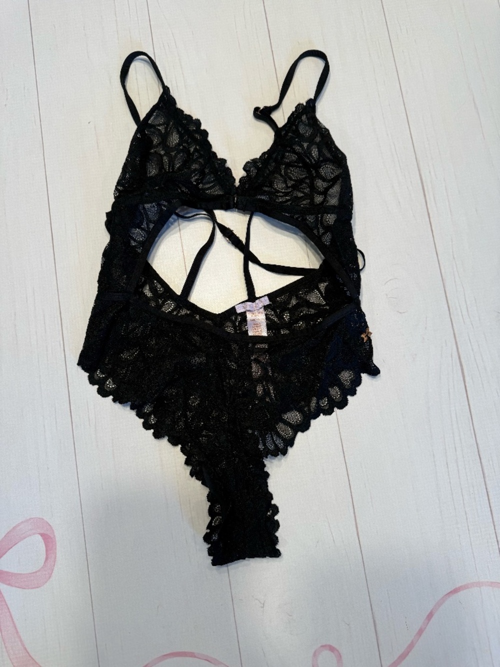 Savage X Fenty Savage Not SOrry Lace Bodysuit Size XS